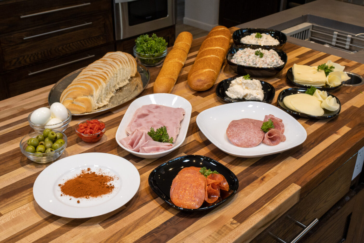 Ingredients for open-faced sandwiches chlebicky-4