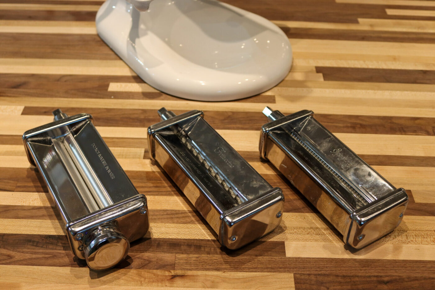 Pasta attachments (pasta rollers).