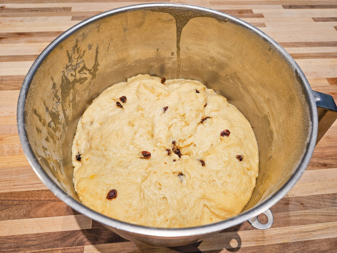 Sweet Czech Christmas Bread Vanocka - dough-15