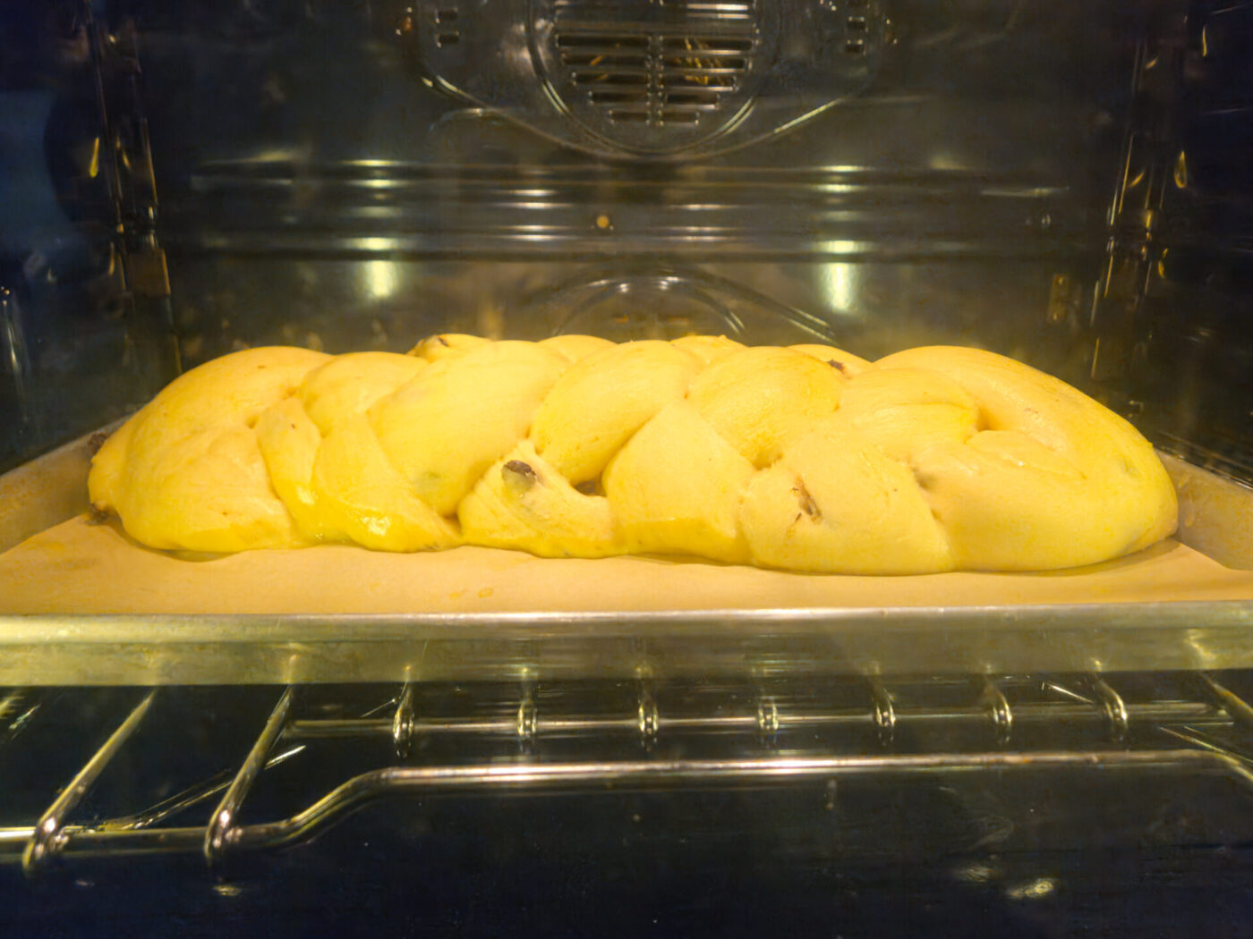 Sweet Czech Christmas Bread Vanocka - proofing-3