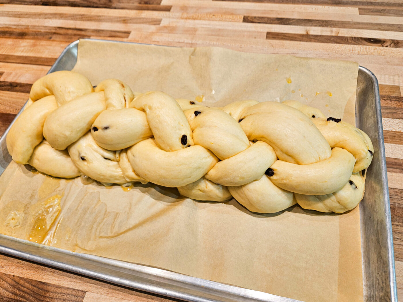 Sweet Czech Christmas Bread Vanocka - proofing-4