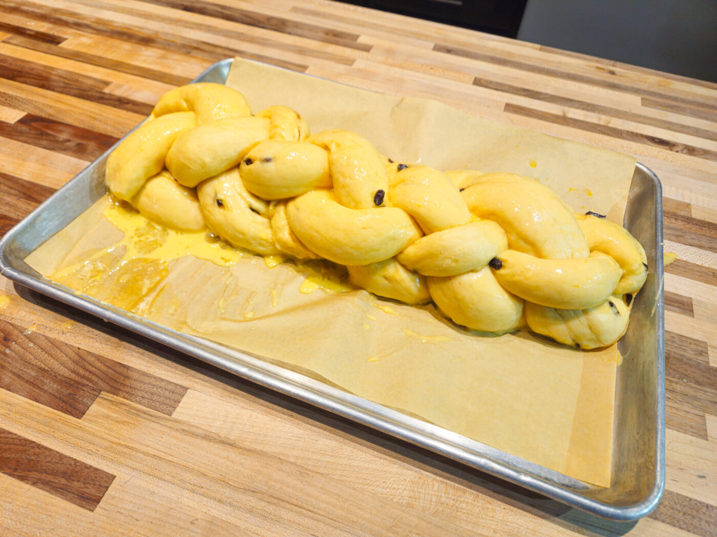 Sweet Czech Christmas Bread Vanocka - proofing-7