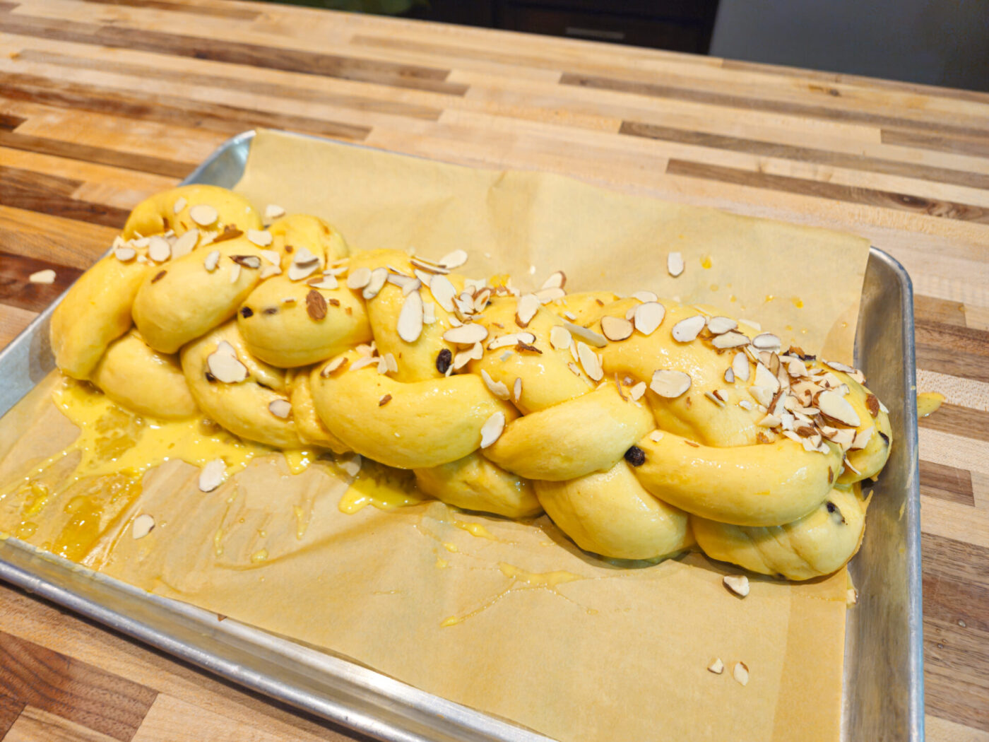 Sweet Czech Christmas Bread Vanocka - proofing-8