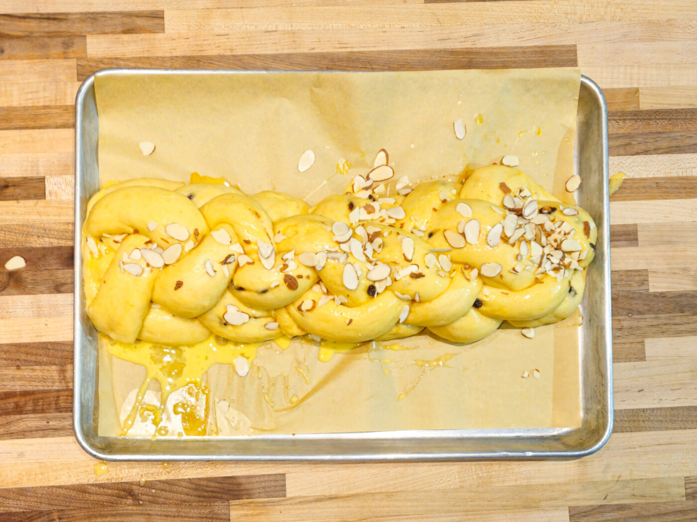 Sweet Czech Christmas Bread Vanocka - proofing-9