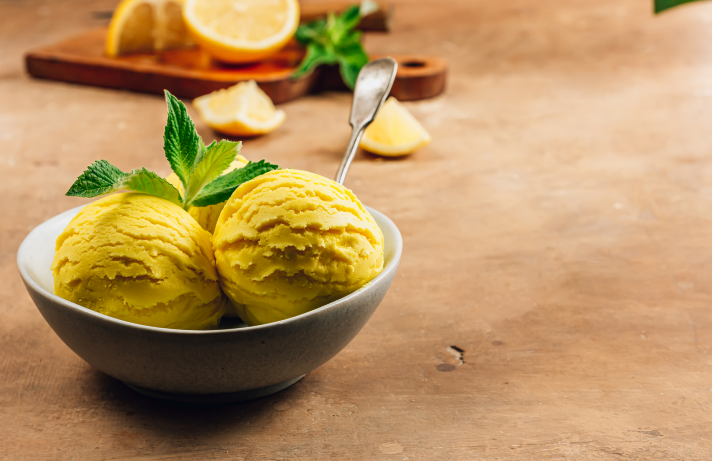 lemon ice cream