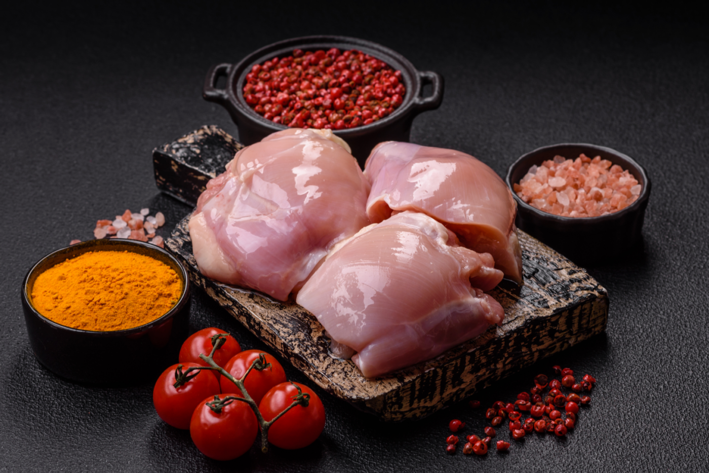 Raw Chicken Thighs