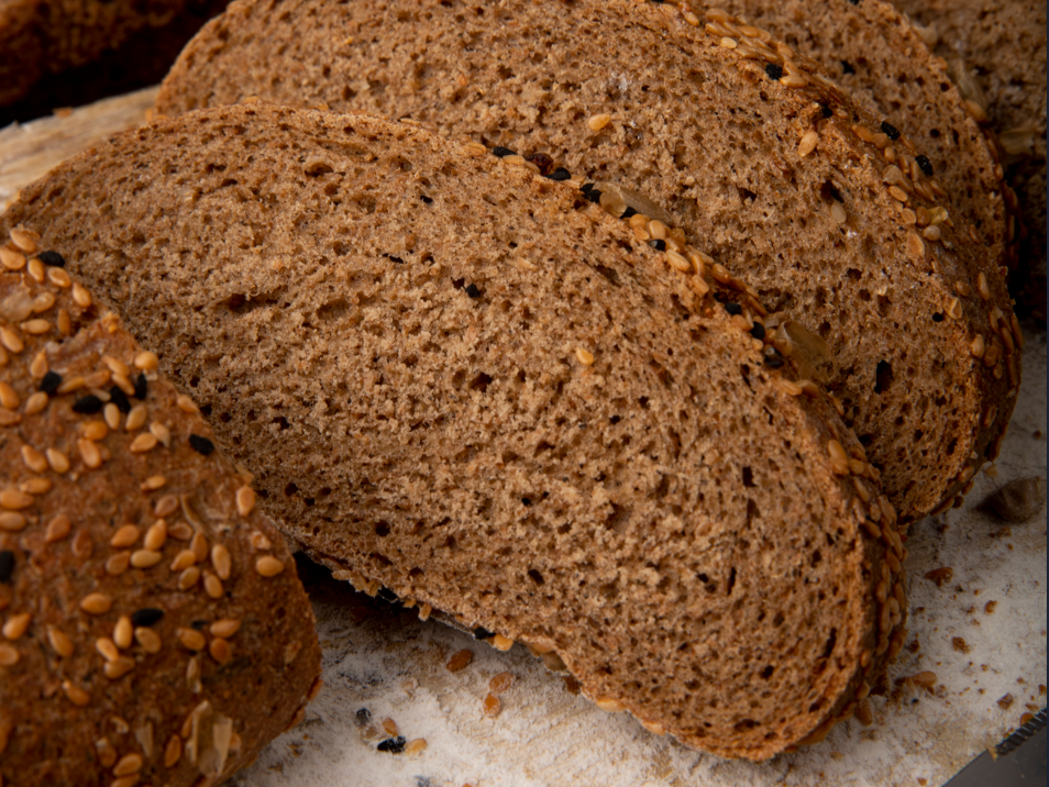 Sliced whole wheat bread