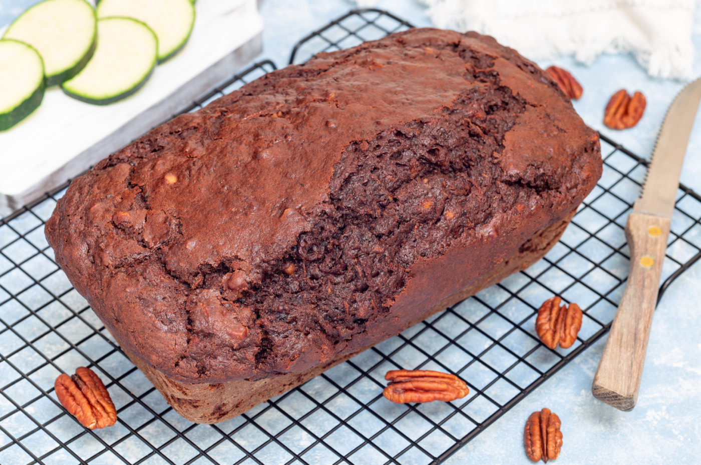 Entire loaf of the Zucchini Bread