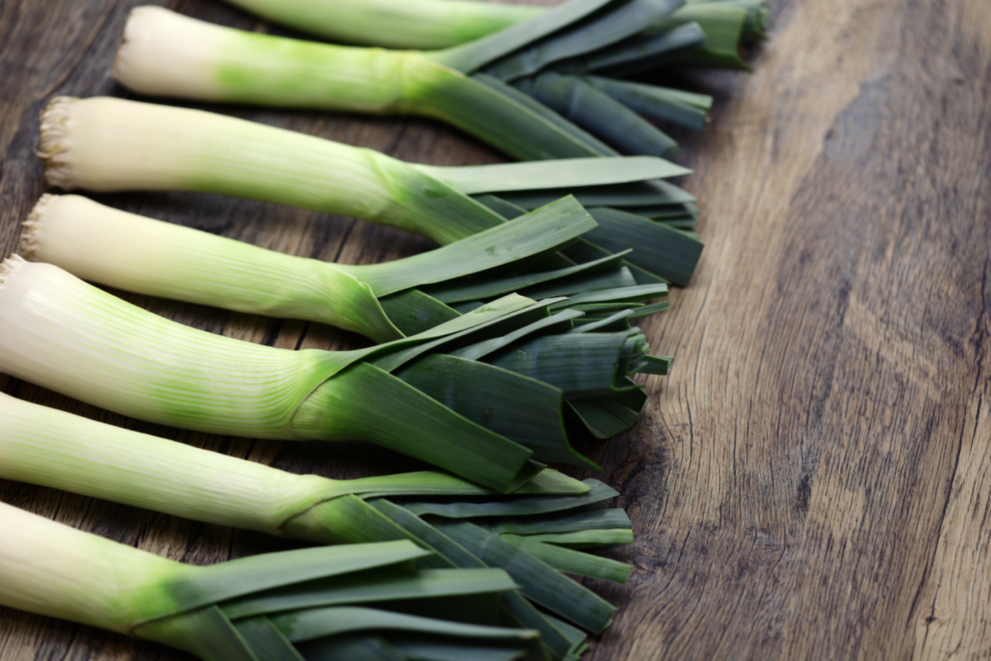 bunch of leeks