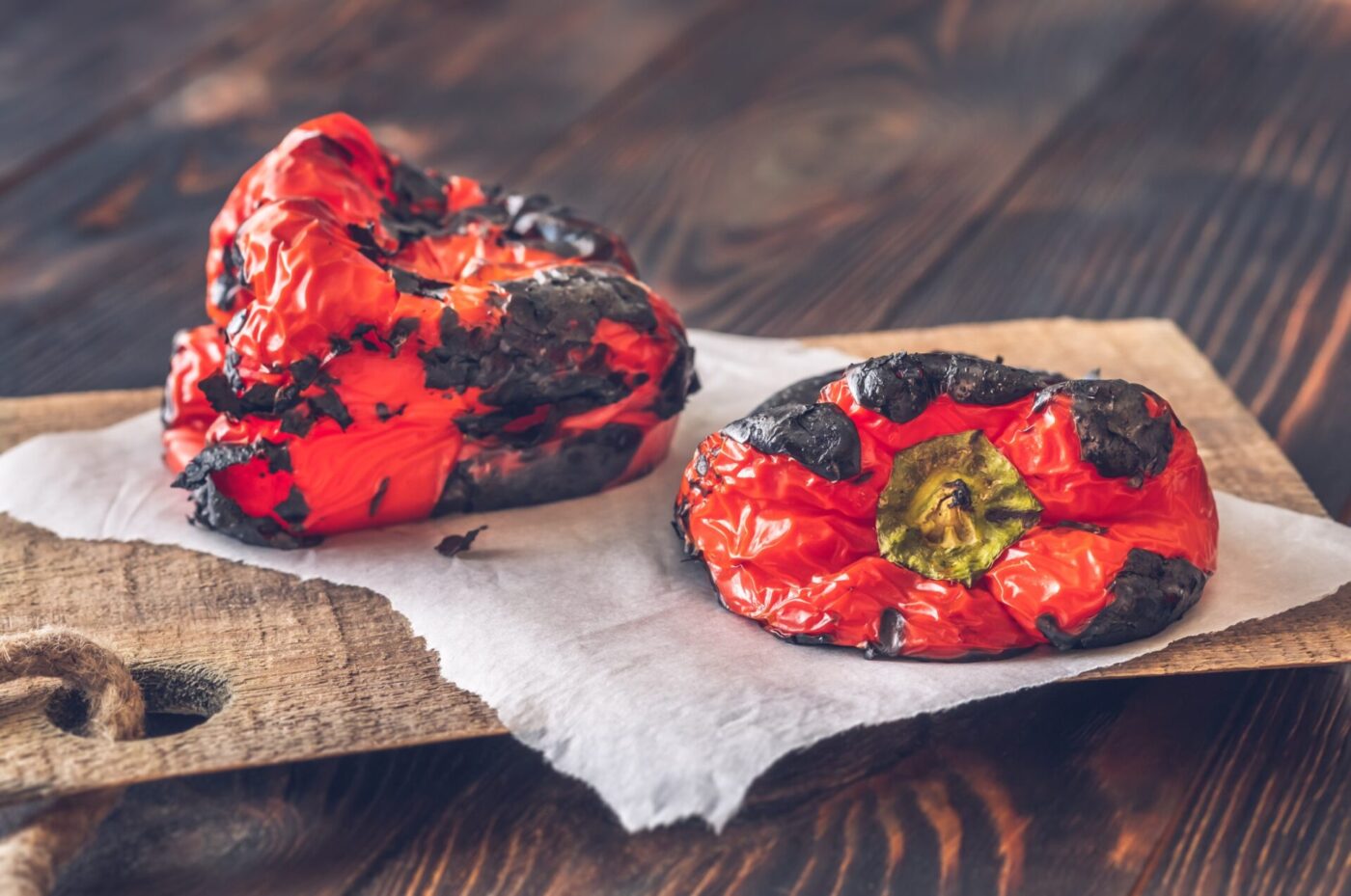 roasted red peppers